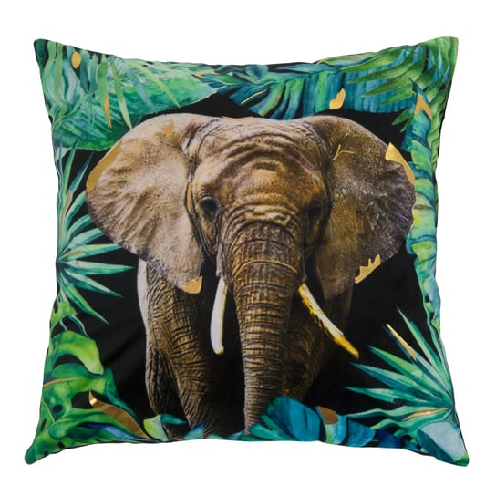Poszewka dekoracyjna na poduszkę Tropical Elephant 45 x 45 cm MY HOME myHome