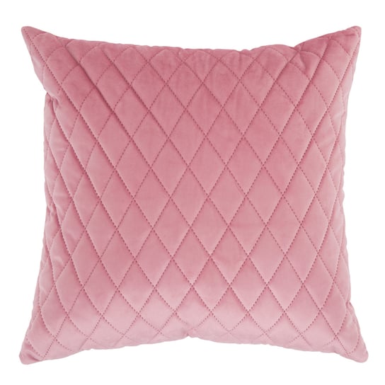 Poszewka dekoracyjna na poduszkę Velvet Pink Cross 45 x 45 cm MY HOME myHome