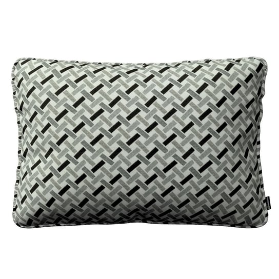 Poszewka Gabi na poduszkę prostokątna, czarno-biały, 60x40 cm, Black & White Dekoria