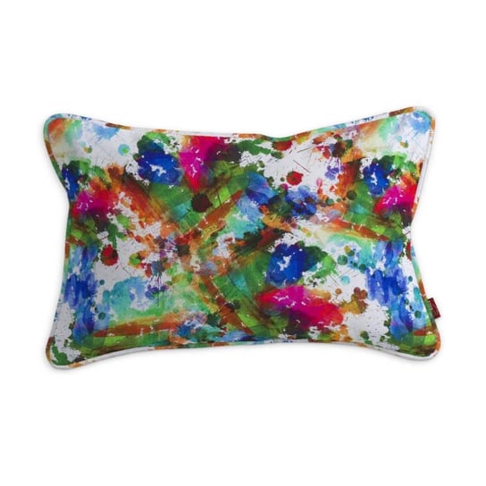 Poszewka Gabi na poduszkę prostokątna mazaje New Art, kolorowa, 60x40 cm Dekoria