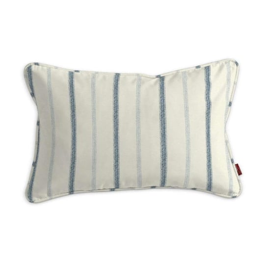 Poszewka Gabi na poduszkę prostokątna paski Avinon, ecru-niebieska, 60x40 cm Dekoria