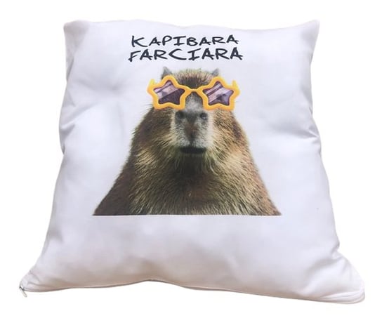 Poszewka Kapibara Farciara + Imię  40X40 Cm Inna marka