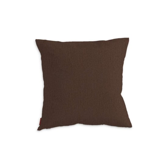 Poszewka Kinga na poduszkę, czekoladowy szenil, 60 × 60 cm, Chenille Dekoria