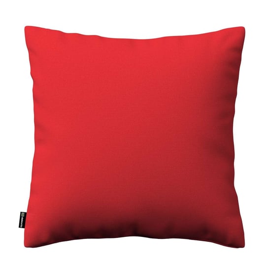 Poszewka Kinga na poduszkę, czerwony, 50 × 50 cm, Loneta Dekoria