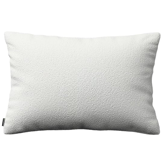 Poszewka Kinga na poduszkę prostokątną, biała bukla, 47 x 28 cm, Teddy Dekoria