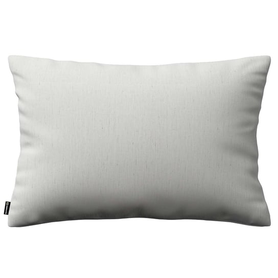 Poszewka Kinga na poduszkę prostokątną, ciepły biały, 60 × 40 cm, Linen Dekoria