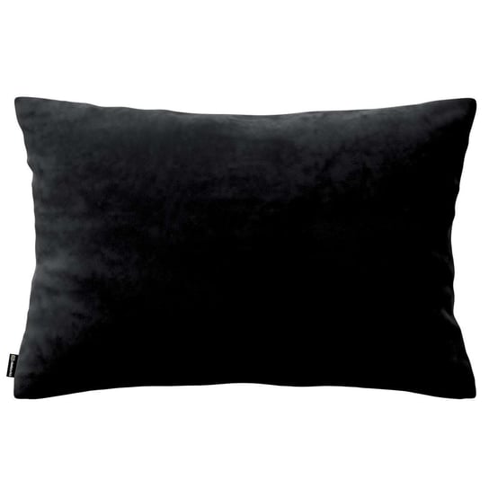 Poszewka Kinga na poduszkę prostokątną, głęboka czerń, 60 × 40 cm, Velvet Dekoria