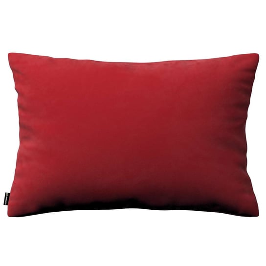 Poszewka Kinga na poduszkę prostokątną, intensywna czerwień, 60 × 40 cm, Velvet Dekoria