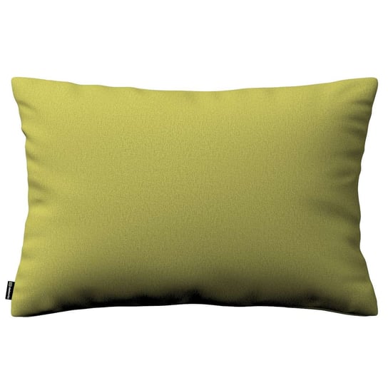 Poszewka Kinga na poduszkę prostokątną, zgaszona limonka welwet, 60 × 40 cm, Living Dekoria