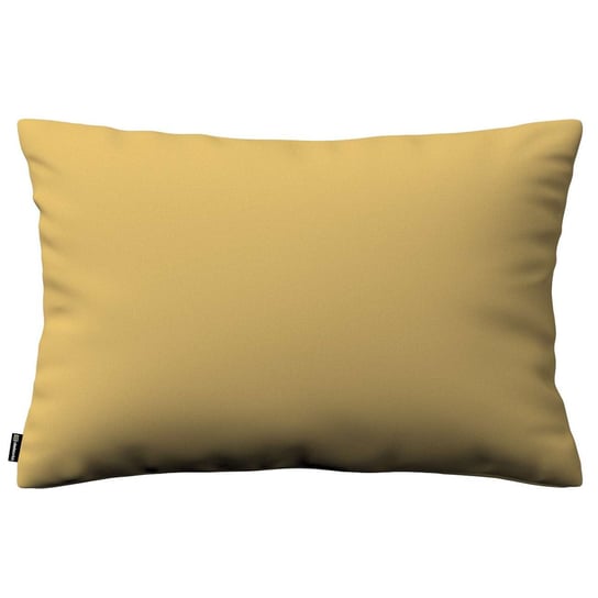 Poszewka Kinga na poduszkę prostokątną, zgaszony żółty, 60 × 40 cm, Cotton Panama Dekoria