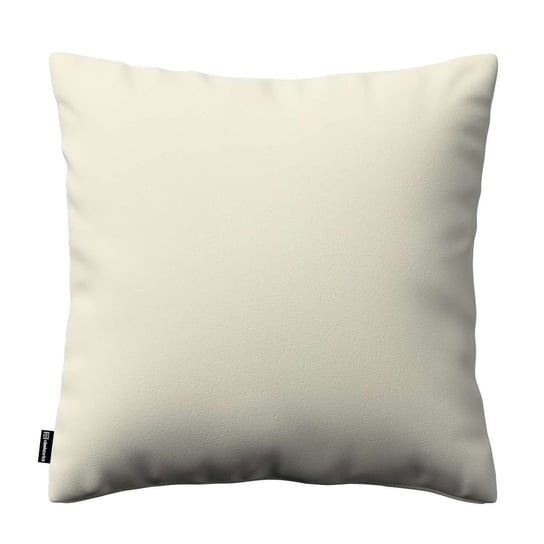 Poszewka Kinga na poduszkę, śmietankowa biel, 50 × 50 cm, Velvet Dekoria