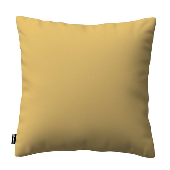 Poszewka Kinga na poduszkę, zgaszony żółty, 50 × 50 cm, Cotton Panama Dekoria