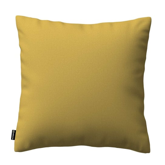 Poszewka Kinga na poduszkę, złoty żółty szeniil, 60 × 60 cm, Living Dekoria
