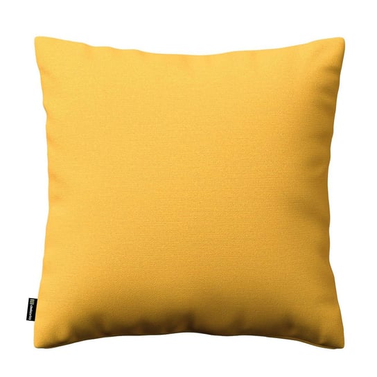 Poszewka Kinga na poduszkę, żółty, 43 × 43 cm, Loneta Dekoria