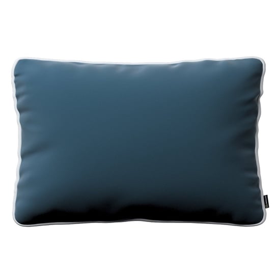 Poszewka Laura na poduszkę prostokątną Velvet, pruski błękit, 60x40 cm Dekoria
