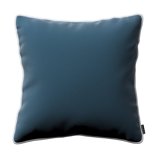 Poszewka Laura na poduszkę Velvet, pruski błękit, 60x60 cm Dekoria