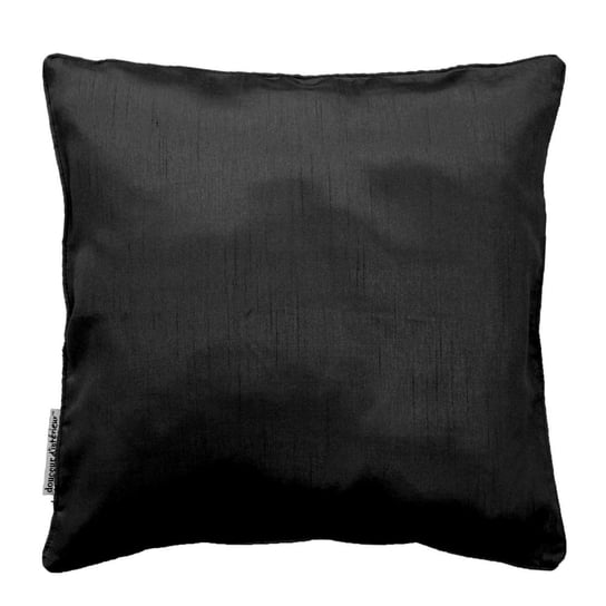 Poszewka na poduszkę 40 x 40 cm SHANA gładka, kolor czarny Douceur d'intérieur