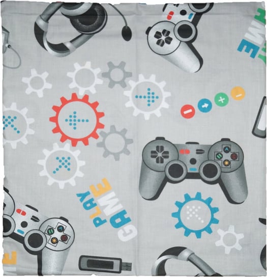 Poszewka na Poduszkę 40x40 Gamer Gamerska Pad Gry Zacisze Domu