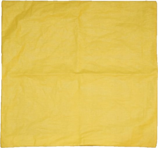 Poszewka na Poduszkę 40x40 Jednobarwna Żółta Żółty Zacisze Domu