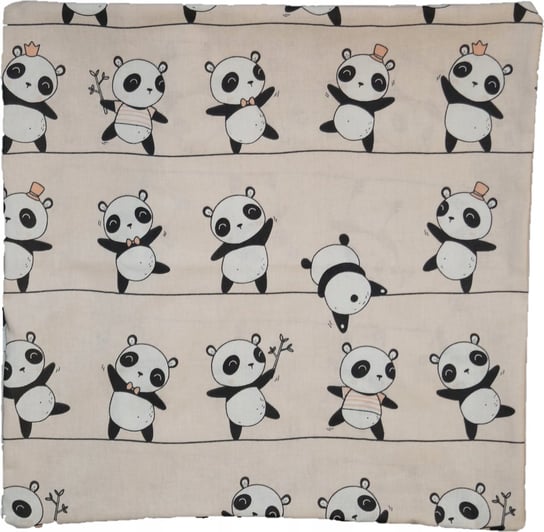 Poszewka na Poduszkę 40x40 Panda Pandy Miś Misie Zacisze Domu