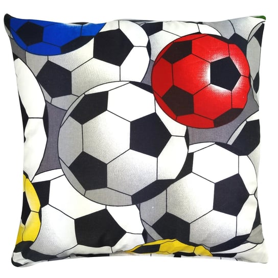 Poszewka na poduszkę bawełniana EL-TEX 50x50 cm, Piłka Nożna EL-TEX