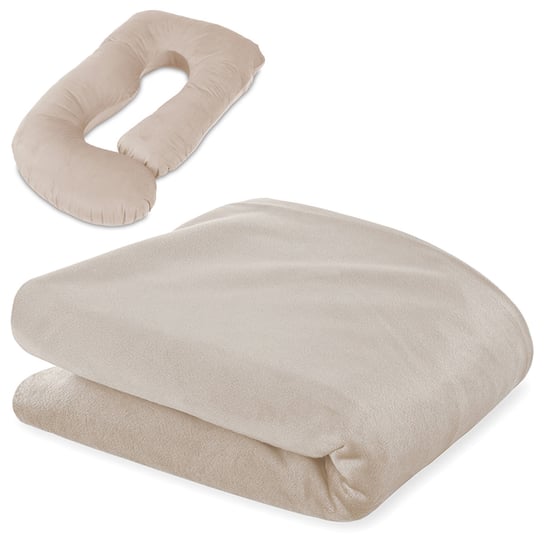 Poszewka na poduszkę ciążowa do spania na boku w kształcie J – poduszka do karmienia XXL, poduszka rehabilitacyjna Swan Pillow, poduszka przytulanka, poduszka ergonomiczna i poduszka do spania 180 cm Amazinggirl