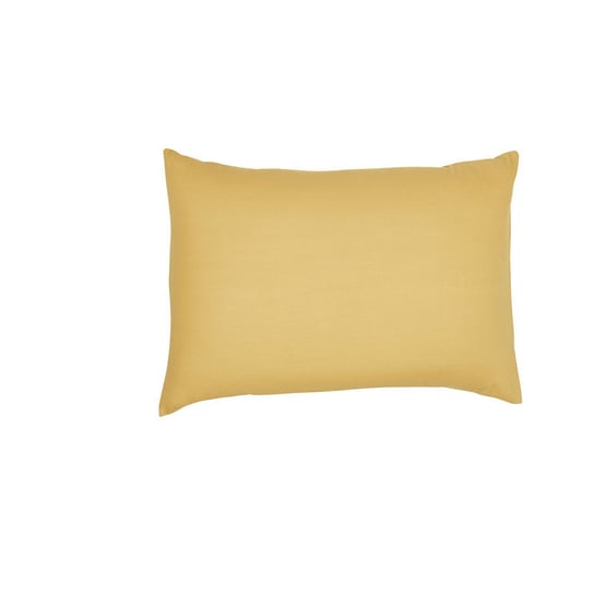 Poszewka na poduszkę / kwadrant 100% bawełna, wysokiej jakości nici 144. W jednolitych kolorach. 50x70cm Ochra MEVAK LIVING