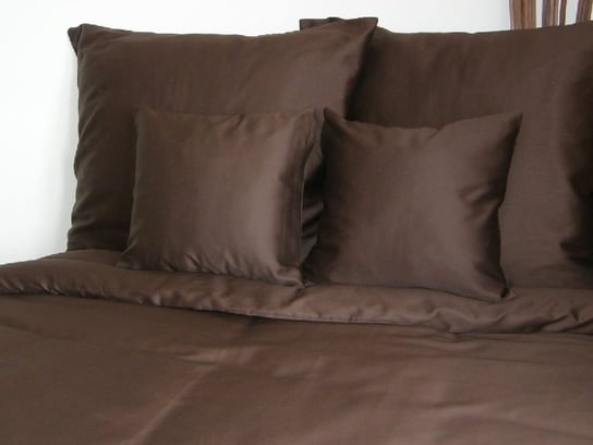 Poszewka na poduszkę, satyna bawełniana, czekoladowa, 40x40 cm Darymex