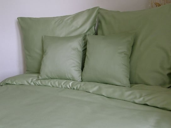 Poszewka na poduszkę, satyna bawełniana, oliwkowa, 40x40 cm Darymex
