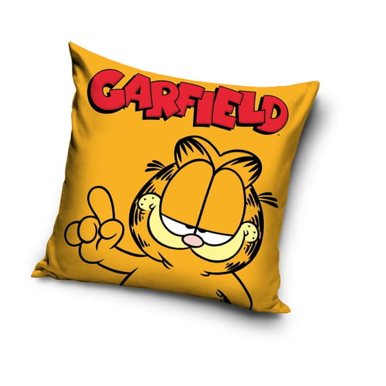 Poszewka na poduszkę welwetowa jasiek 40x40 Garfield Carbotex