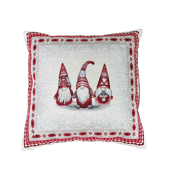 Poszewka Snowfall Three gnomes  45*45 cm textile4home