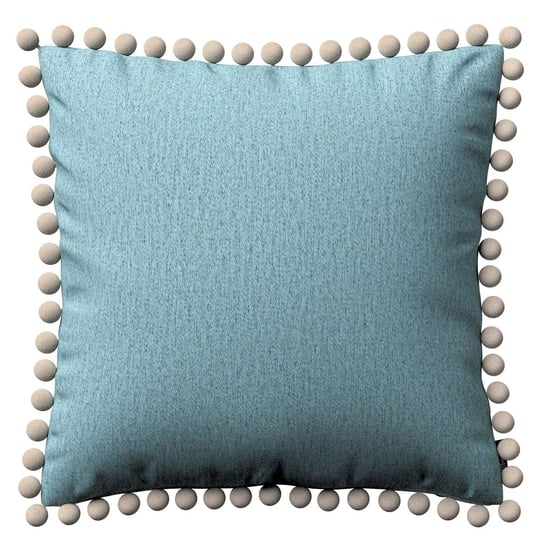 Poszewka Wera na poduszkę, błękitno - szary melanż, 45 × 45 cm, Living Dekoria
