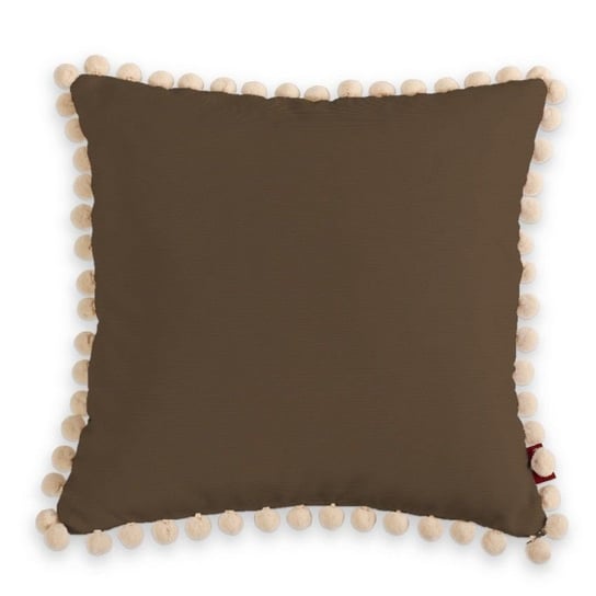 Poszewka Wera na poduszkę Cotton Panama, brązowa, 45x45 cm Dekoria
