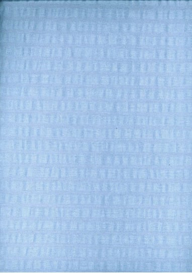 Poszewka z kory 50x60 niebieska 11 jednobarwna 100% bawełna zapinana na zamek Karo