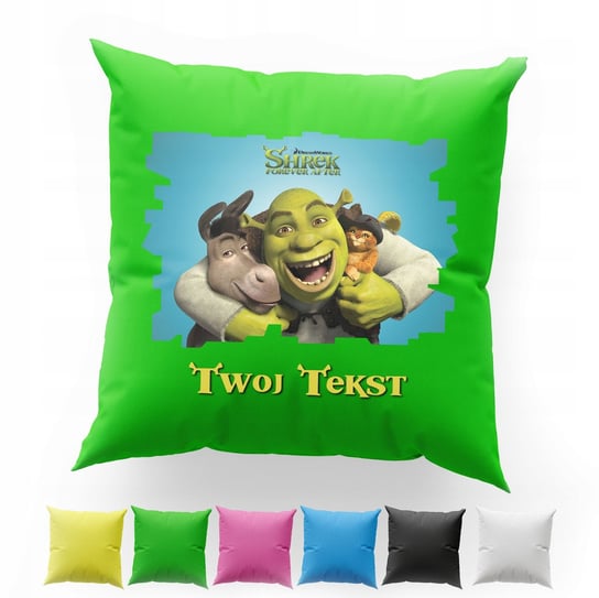 POSZEWKA Z NADRUKIEM BAWEŁNIANA 40x40CM - SHREK WORLD CASE