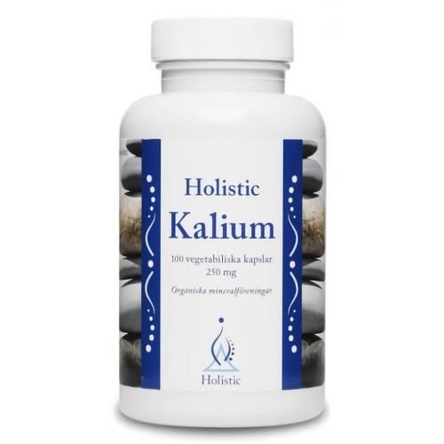 Potas jabłczan potasu Kalium 250mg  Suplement diety, 100 kaps. Holistic Holistic