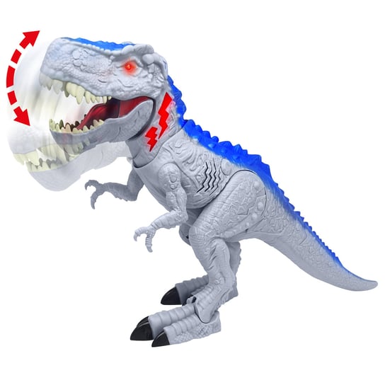 Potężny Dinozaur w kolorze Szaro Niebieskim Dragon-i Toys Inna marka