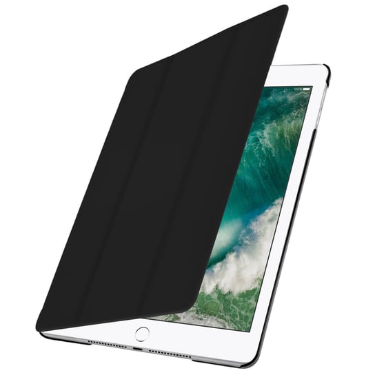 Potrójnie składane etui z klapką do Apple iPad 9.7 (2017), smukłe etui – czarne Avizar