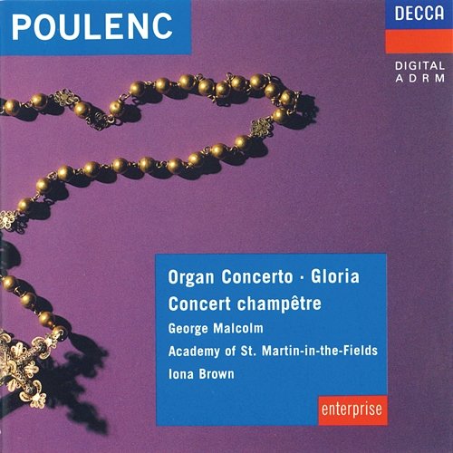 Poulenc: Concerto for organ, strings and percussion in G minor - Andante Iona Brown, Academy of St Martin in the Fields