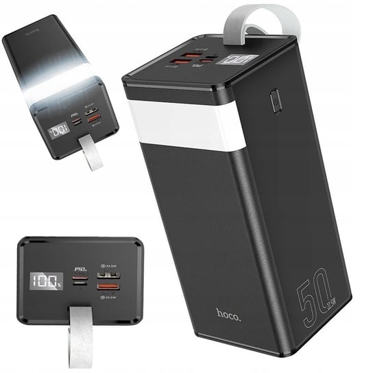 Power Bank 50000MAH 22,5W PD Power Delivery 2x USB 1x USB-C powerbank z latarką HOCO.