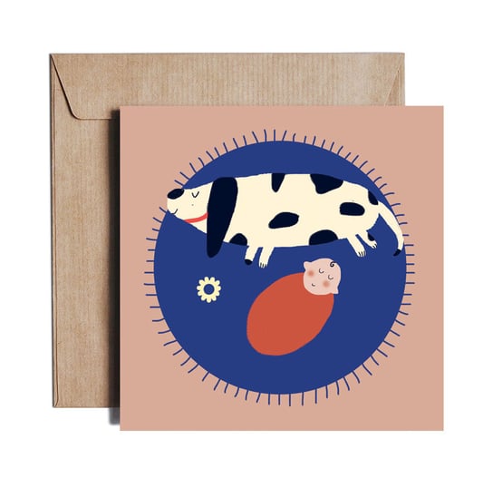 Power Napping - Greeting card by PIESKOT Polish Design PIESKOT
