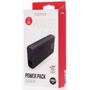 Power pack HAMA Supreme 20HD, 20000 mAh, szary Hama