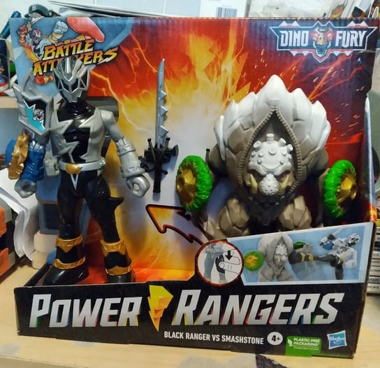 Power Rangers Dino Fury Bitwa Atakujący Figurki Hasbro