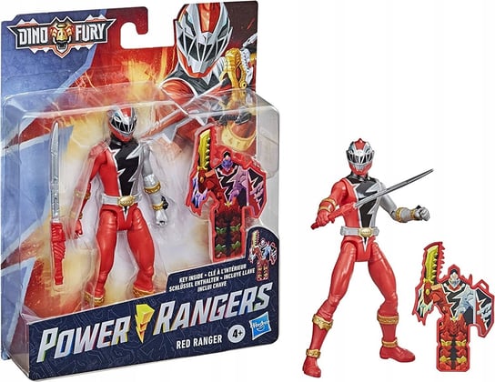 Power Rangers Dino Fury Czerwony Red Ranger 15 Cm Hasbro Hasbro
