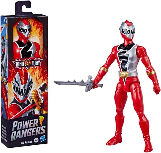 power rangers dino fury czerwony red ranger 30 cm hasbro Hasbro