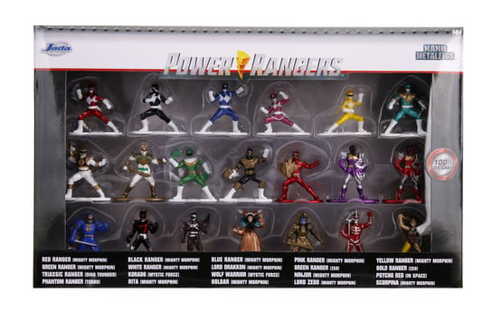 Power Rangers, figurki, zestaw Jada
