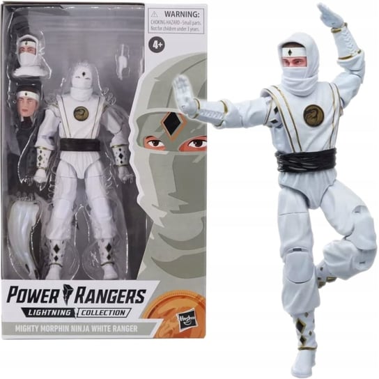 Power Rangers Mighty Morphin Ninja Biały Ranger Hasbro