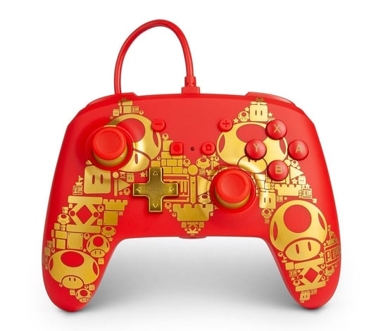 PowerA SWITCH Pad przewodowy Super Mario Golden M PowerA