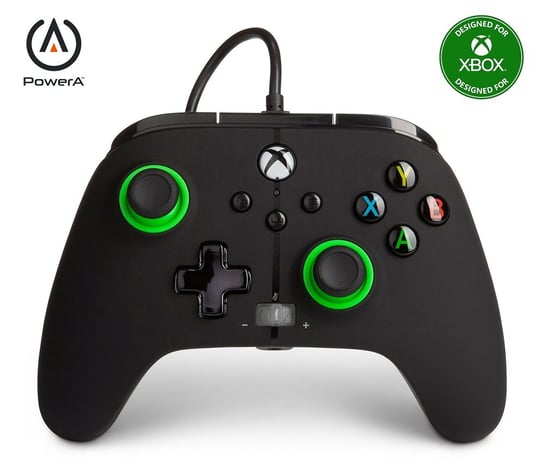 PowerA Xbox Series Pad przewodowy Enhanced Green Hint PowerA