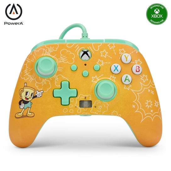 PowerA Xbox Series PC Pad przewodowy Enhanced Cuphead: Ms. Chalice PowerA